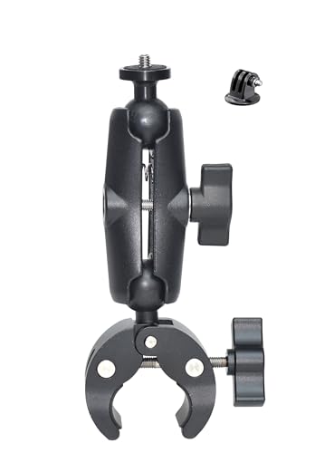 Support moto pour Insta360 X4 X3 GoPro Hero 13 fixation anti vibration guidon