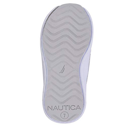 Nautica Tênis infantil atlético sem cadarço elástico para corrida | Menino – Menina|(Grande/Criança