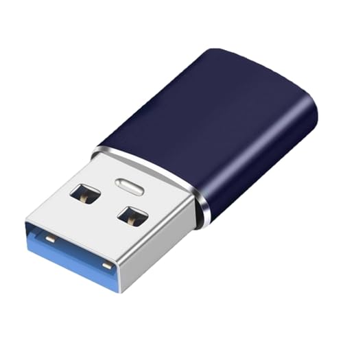 ycezw Adaptateur USB C, Adaptateur Masculin USB, Prise de SuperSpeed ​​| réversible USB-A convertisseur avec compatibilité des Charges Rapides, Mince Extension de Port Compact pour ordi