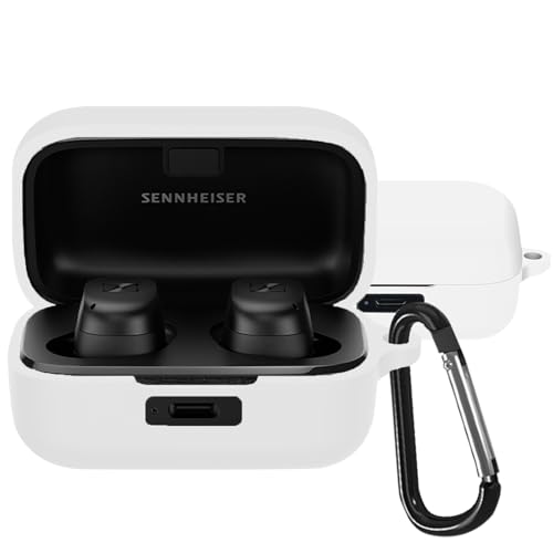 BUITFOU MOMENTUM True Wireless 4 �P�[�X �[���n�C�U�[ Sennheiser MOMENTUM True Wireless 4 �ی�P�[�X �_�炩�� �V���R���� �����h�~ �L�Y�h�~ �ϏՌ� �h�o �y�� �����[�d�\ �J���r�i