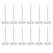 EXCEART 24pcs White Doll Stand Doll Support Rack Action Figure Display Rack for Window Doll Display Decoration Collection