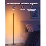 Govee RGBIC Floor Lamp, LED Corner Lamp Works with Alexa, 1000 Lumen Smart Modern Floor Lamp with Music Sync and 16 Million DIY Colors, Color Changing Standing Lamp for Bedroom Living Room Black - Image 2