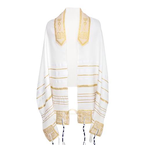 The Blessing Tallit, 73”X 33” Messianic Prayer Shawl Christian-Messianic Large Tallit With Bag & Brochure