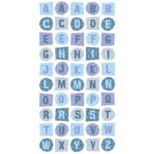 Stickers alphabet Sticko EK Success Cool Cat pour écrire sans ratures