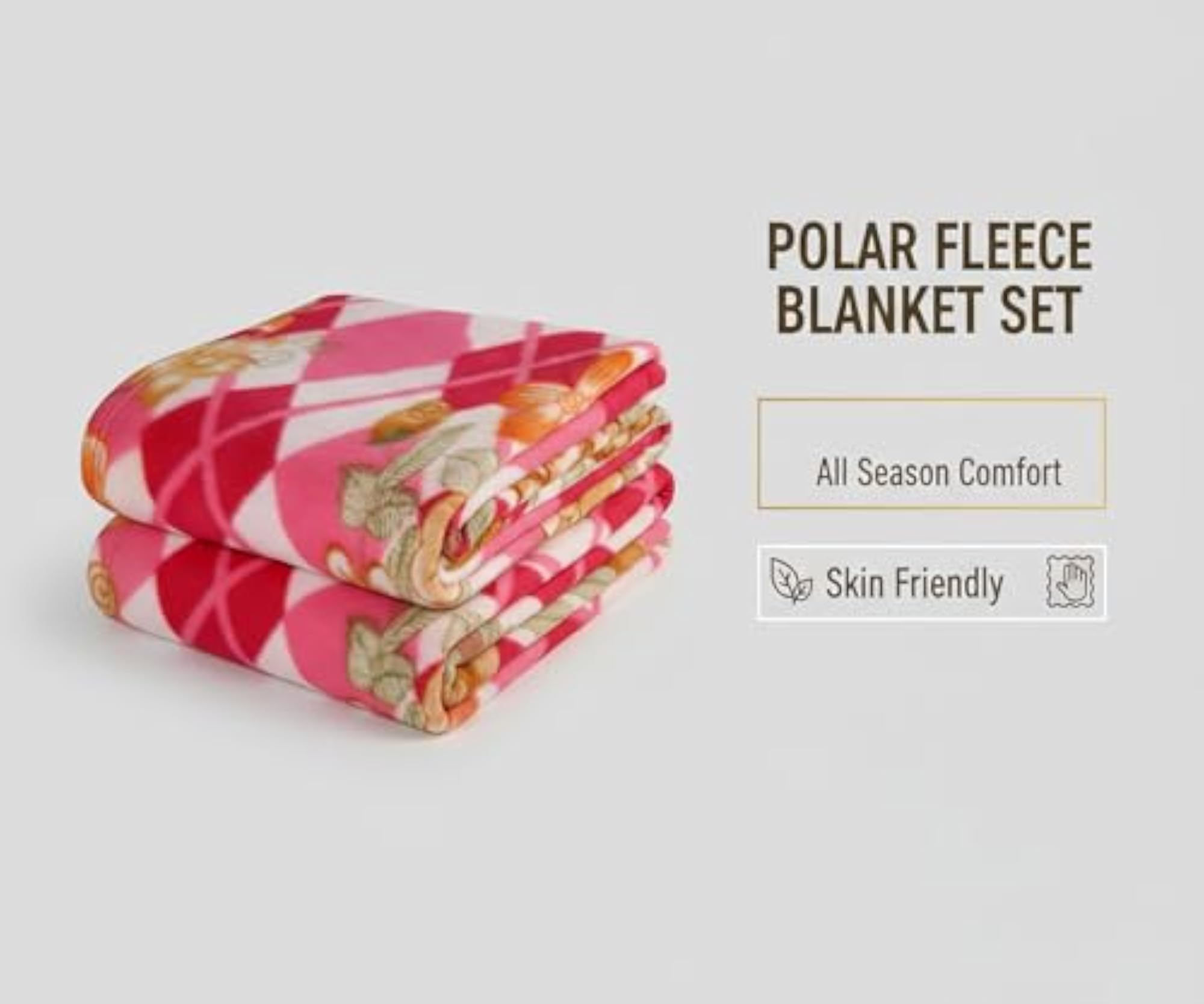 All Season Polar Fleece Printed Single Bed Blanket