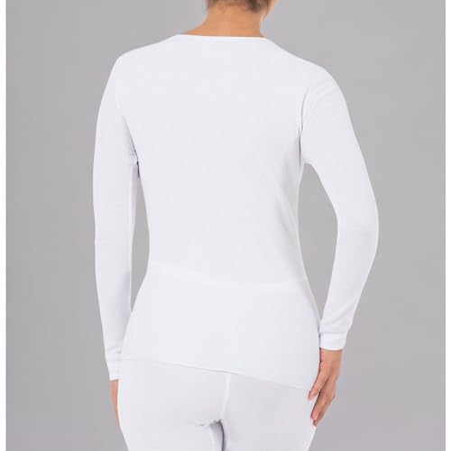 Image of Fruit of The Loom Womens Micro Waffle Premium Thermal Underwear Tee Shirt