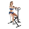 VEVOR Squat Machine, Deep Squat Rowing Machine for Home, Easy Setup & Foldable Exercise Equipment, Glute Trainer Machine with 3 High-Strength Resistance Bands, Glutes & Leg Home Workout Machine, Black