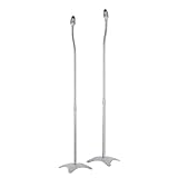 ALTURA REGULABLE: Ajuste fácil de 68 a 110 cm para un sonido perfecto a una altura adecuada|Base resistente de 250 mm