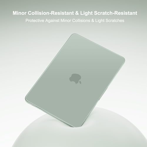 Image of MOSISO Compatible with MacBook Neo Case 13 inch 2026 Release Model A3404 with A18 Pro Chip, 4 in 1 Kit Precision Fit Crack & Scratch Resistant Protective Hard Shell Case Cover, Antique Green