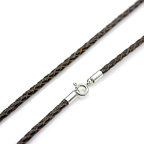 [�V���o�[����] hi �{�v �҂ݍ��� ���U�[�`���[�J�[ �_�[�N�u���E��[3mm 60cm]�V���o�[925 �����Y