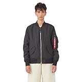 Alpha Industries – L-2B Scout – Women’s Flight Jacket – Military Bomber Jacket for Women - Black - XS