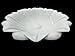 Marble Floral Decorative Bowl Marble Lotus Bowl Marble Scallop Bowl for Table Decor Flower Design Jewellery Display Bowl Table Centerpiece Flower Bowl (9 Inches)