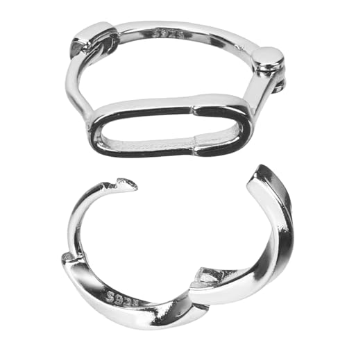 SHERCHPRY 1Par Pendientes De Clip Para Hombres Aretes De Mini Aretes De Seguridad De Pendientes Elegantes