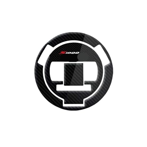 Autocollant réservoir moto anti-rayures en carbone pour bouchon de carburant HP4