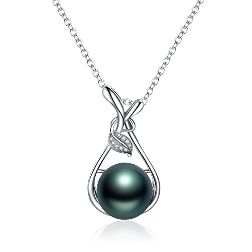 Tahitian Black Pearl Necklaces - Anniversary, Mothers Day, Birthday, Christmas, Valentine's Day Jewelry Gifts for Her