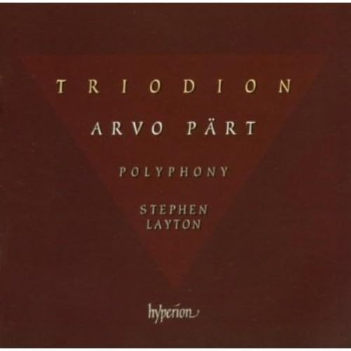 Part: Triodion [Audio CD] various and Stephen Layton