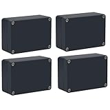 Raculety Project Box IP65 Waterproof Junction Box ABS Plastic Electrical Boxes DIY Electronic Project Case Power Enclosure 3.3”x2.3”x1.3”