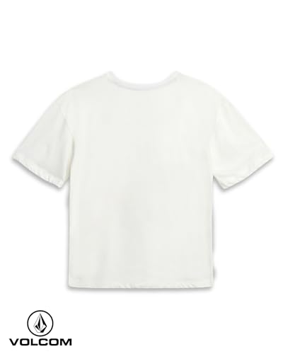 Image of Volcom Girls Shirts - Casual Crewneck Short Sleeve Graphic Tee Trendy Tops - Breathable Girls Summer Clothes