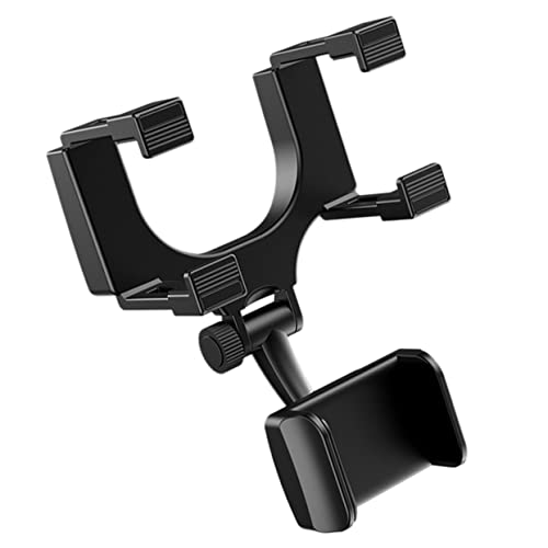 CIYODO 1 peça de montagem para veículo espelho preto com suporte ajustável para carro, caminhão, sup