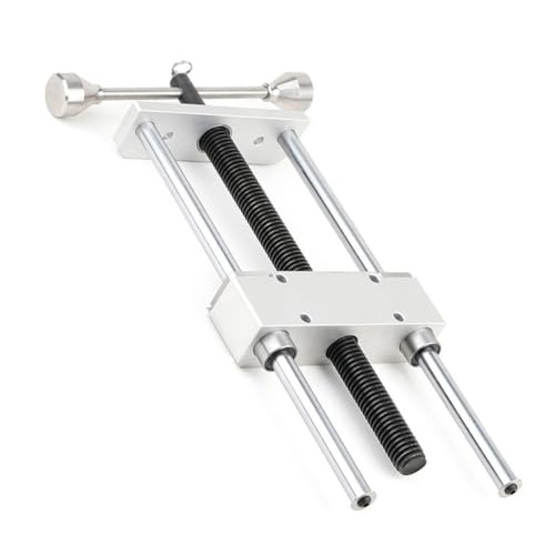 Niceminiwall Wooden Vice with Front Pilers for Woodworking Planing Bench Work Table Clamping, Compatible with M8 Wood Screws and 0-300mm Clamp Range