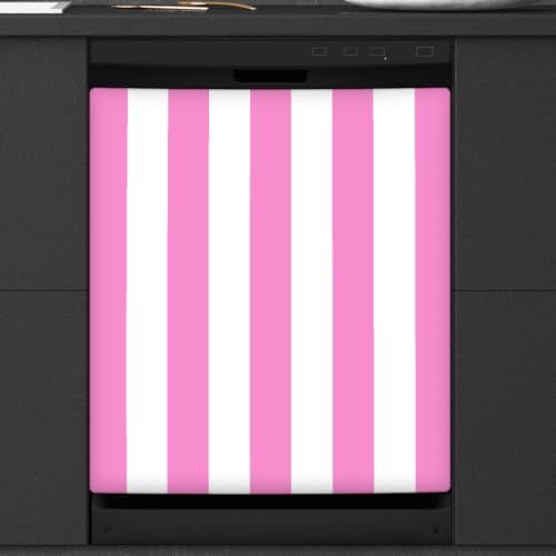 Panel frontal magnético para lavavajillas reutilizable con rayas 53x66cm 3