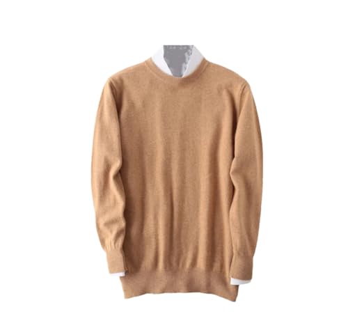 REHJJDFD Fall Winter Wool Sweater Men's O-Neck Warm Pullover Loose Knit Casual Jumper Pullovers