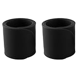 Alide 2 Stück Yogamattengurt, Sofort-Aufbewahrungsträger, für die meisten Yogamatten (50 x 5 cm, schwarz)