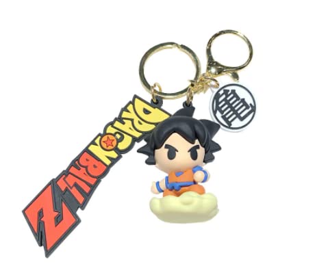 Llavero Anime 2 Pcs Pop Figure Dragon Ball Goku Llaveros de Coche Niños Llave Colgante PVC Action...