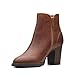Clarks Women's Verona Trish Fashion Boot, Dark tan Leather, 110 M US
