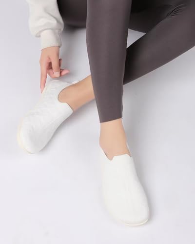 Women's Wide Toe Minimalist Barefoot Walking Slip-on Shoes Casual Sneakers Tennis Gym Athletic Flats Shoes4