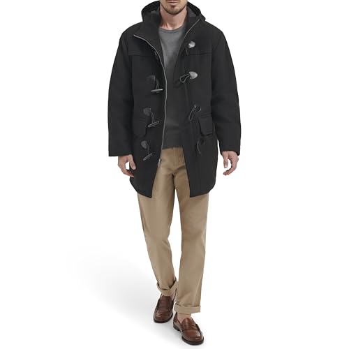 Tommy Hilfiger Men's Wool Blend Mid-Length Toggle Coat2