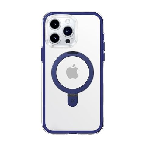 CASEKOO 360° Air Max for iPhone 15 Pro Case [16FT Military Drop Protection/Build-in Magnetic Ring Stand] - Fashion Sport Series - Tough 360° Air-Filled Bumper - Purple Blue Cover