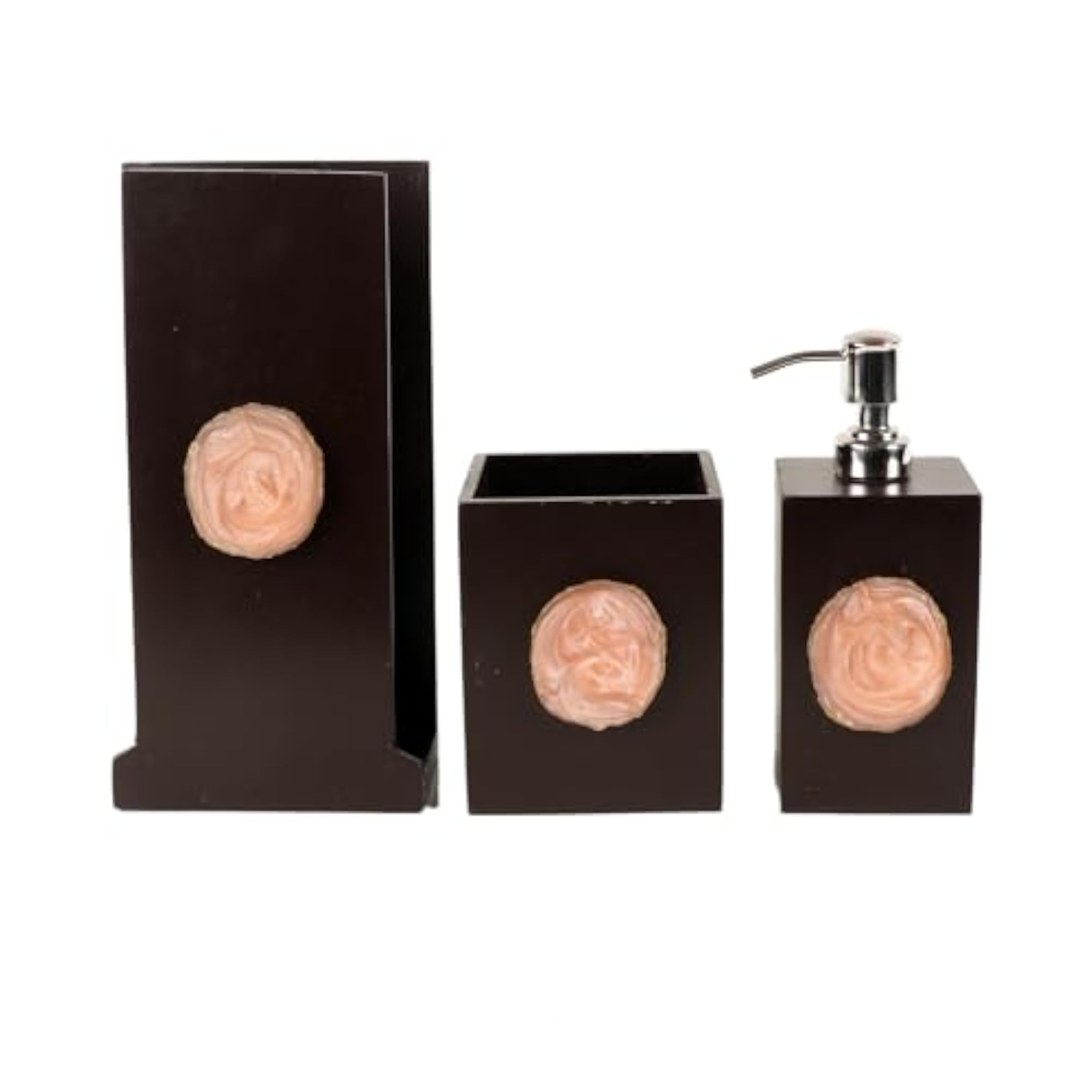 Premium Brown Bath Set of 3 for Home Decor