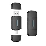 Lastdaytime Wireless 2-in-1 Adapter For CarPlay And Auto With 5.2 And 5G WiFi, Ports Suitable For Most Vehicle Infotainment Systems