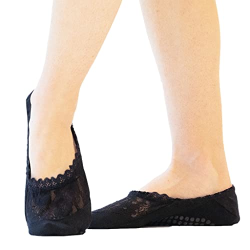 Great Soles Low Cut No Show Grip Socks for Yoga, Barre, Workout