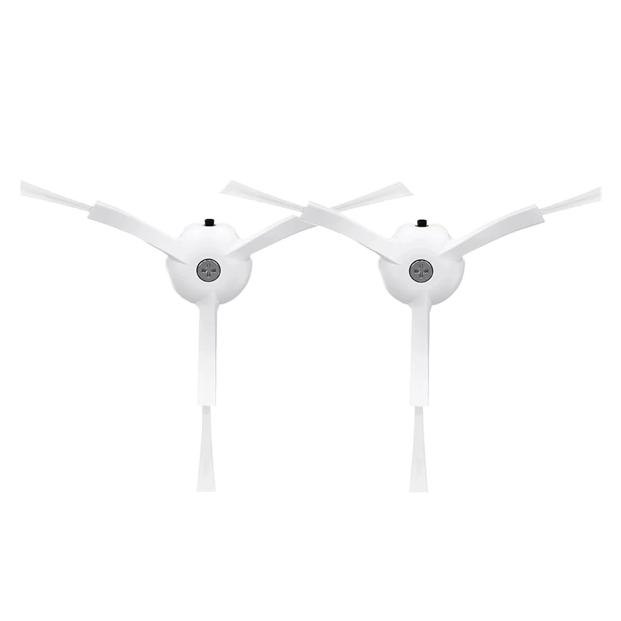 Robot Vacuum Side Brush,Compatible for Xiaomi, Compatible for Roborock，S50 S51 S55 S5 S6 1S Parts(3-Armed White 2pcs)