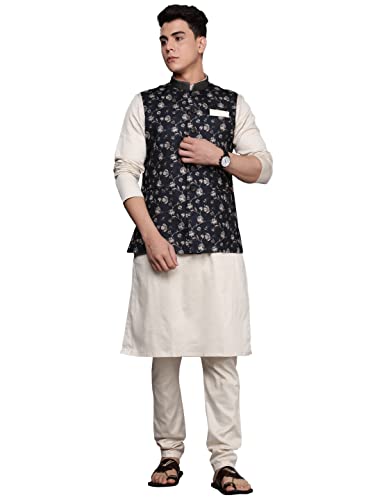 Image of Manyavar Men Kurta Jacket Set