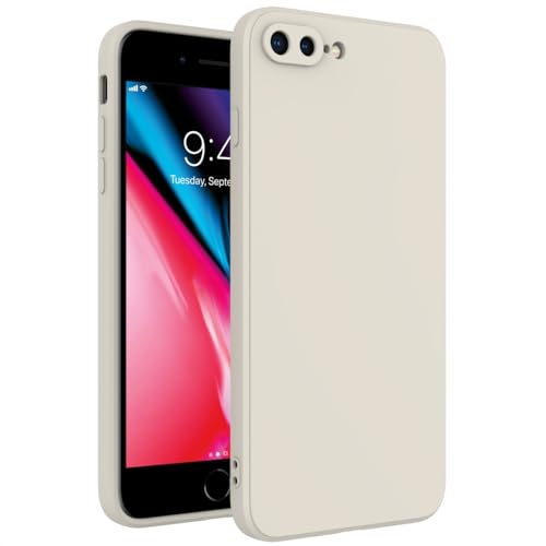 Image of for iPhone 8 Plus Case White, Scratch Resistant with Soft Touch, Slim Thin Phone Cover for iPhone 7 Plus 5.5 inch