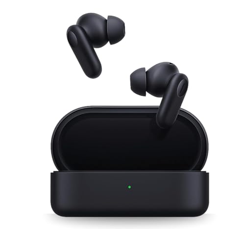 Image of in-Ear True Wireless Earbuds for OnePlus Ace 3 Pro Mobile Earbuds with Mic 2r, 12.4mm Drivers, Playback:Upto 38hr case,4-Mic Design, IP55 Rating, TWS Ear Buds with mic (Black, 2R, ST.A)