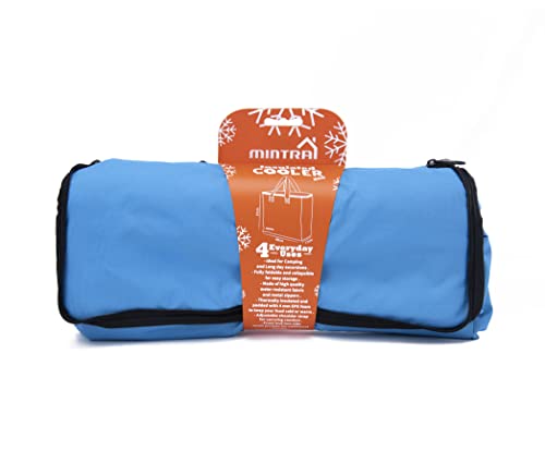 Image of Mintra Insulated Cooler Bag - 14.5inH x 15.75inW x 6.5inD - Beach Bag, Large Reusable Bag for Shopping, Groceries, Picnics, Camping, Beach, Parties, Drinks, Beer, Water