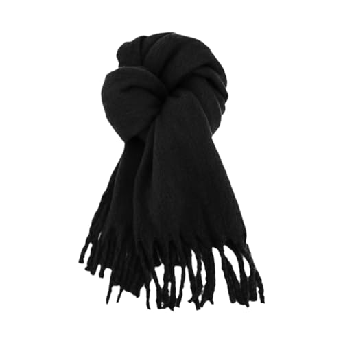 HUOQI Écharpe Longue et Chaude Pour Femme - Grosse Maille