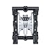 TDS DYI SHENG Air-Operated Double Diaphragm Pump 1 Inch Aluminum, Teflon Diaphragm, Pneumatic Transfer Pump for Solvent Transferring, Industrial Use for Chemical Waste Oil, oil transfer pump
