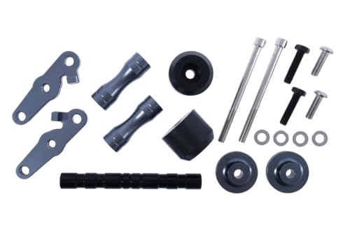 Roulettes de protection moto Yamaha XSR 125 et XSR 155 Titane