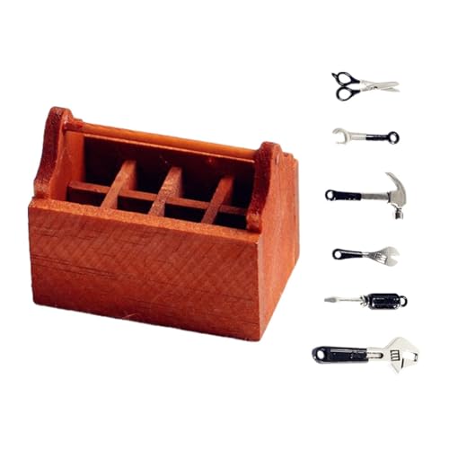 YWLiHcme 1/12 �ؐ��c�[���{�b�N�X �W�I���} �S���w�͌^ �S���͌^ �~�j�`���A�V�[���p �u���b�N�c�[��