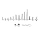 Auto-Schraubensatz, RC-Schrauben Metall-Edelahl-Schraubensatz RC Schrauben Kit Reparaturwerkzeug fur Traxxas Slash 4x4 Short Truck Car Parts Auto-Schraubensatz