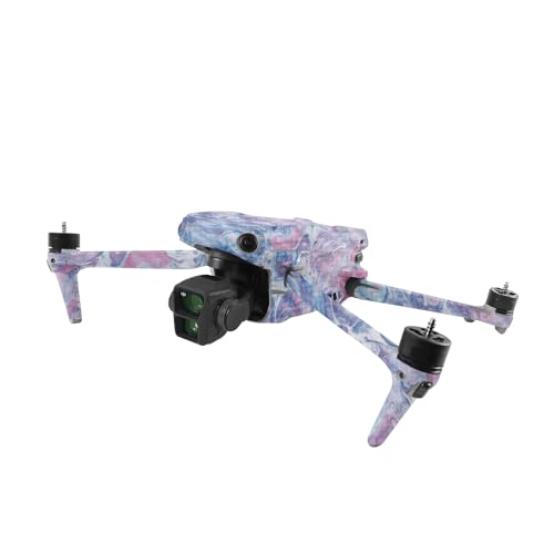 Image of MightySkins Carbon Fiber Skin Compatible with DJI Air 3 - Pastel Pour | Protective, Durable Textured Carbon Fiber Finish | Easy to Apply
