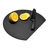 Schneidebrett | D-förmiges flexibles Tablett - Geruchskontroll-Brett - für Obst, Käse, Steak, Brot, Wurstwaren, Metzgerfleisch, Zuhause, Wohnung, Kochen und
