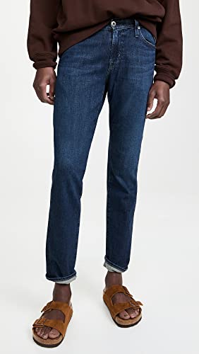 Image of AG Adriano Goldschmied Men's The Graduate Tailored Straight SUD Sueded Stretch Sateen 32 inch