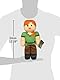 Plüsch Minecraft Videospielfiguren - Enderman, Lama, Ozelot, Schwein, Steve, Alex, Creeper, Wolf - Größen je nach Modell - Super Soft Qualität (Alex)