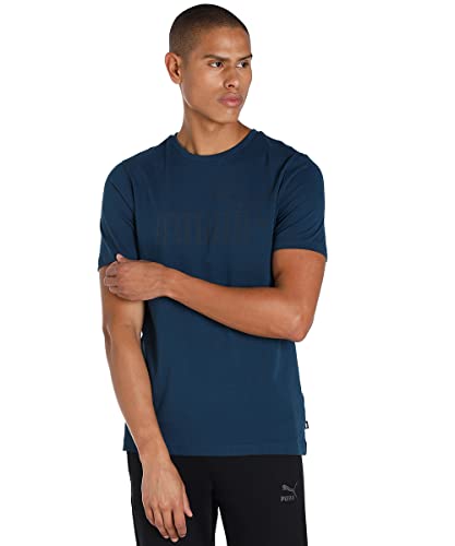 Image of Puma Men Cotton Solid Regular Fit Tees